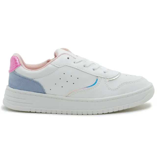 Sneakers SPROX Λευκό με φερμουάρ και κορδόνια - 33