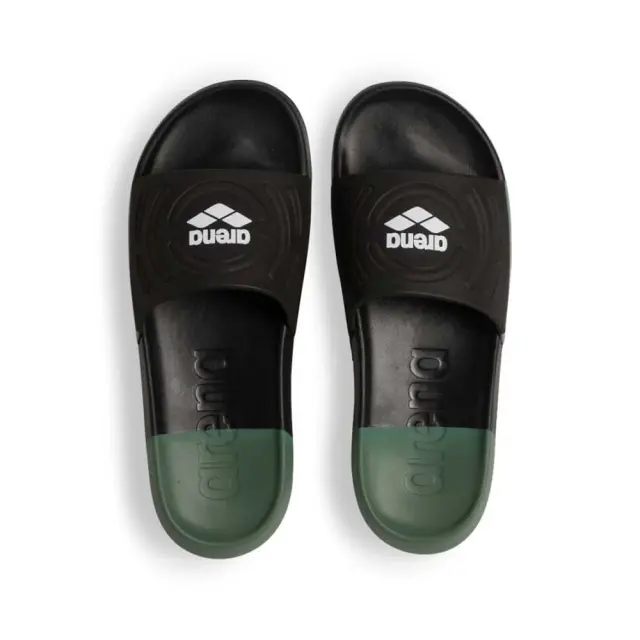 Arena Men's Urban Active Slides Μαύρο - Πράσινο 009277-100 (Arena) 3