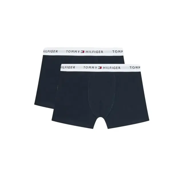 Tommy Hilfiger Παιδικό Boxer Logo - Διπλό Πακέτο, Χρώμα Desert Sky-Desert Sky - 8-10 Y