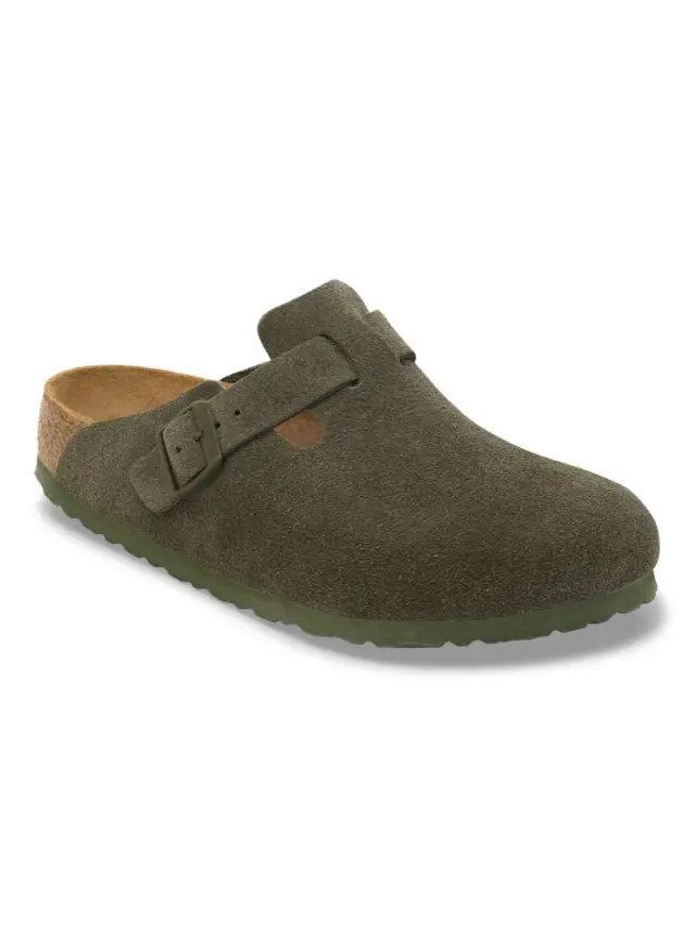 Birkenstock Σαμπώ Επαγγελματικό δέρμα suede Πράσινο BIR/BOSTON 1024721 THYME - 42 2