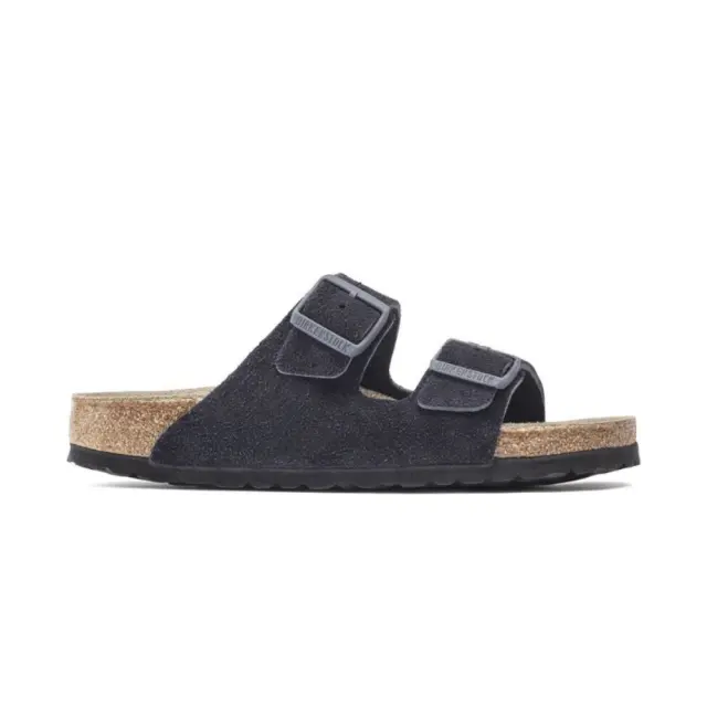 Birkenstock Πέδιλα Unisex δέρμα suede Μπλέ BIR/ARIZONA SOFT 1020716 MIDNIGH