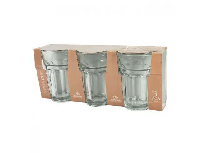 Σετ Γυάλινα Ποτήρια Homeware με χωρητικότητα 350ml - 3 τεμάχια 2