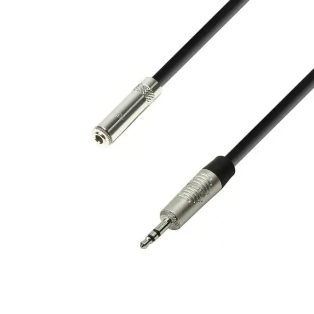 Adam Hall K4BYW0600 4Star Series Καλώδιο Επέκτασης 1/8 Stereo Jack 6m Μαύρο