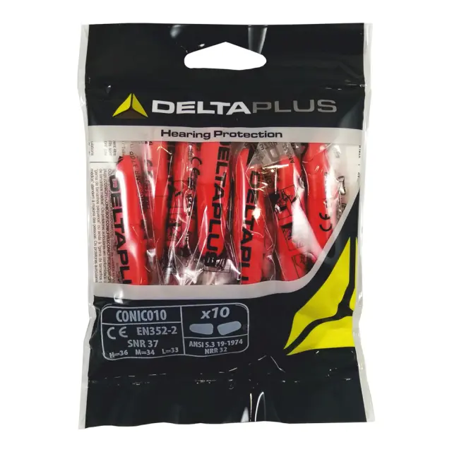 DELTA PLUS ΩΤΟΑΣΠΙΔΕΣ CONIC DE010 10ΤΜΧ 2