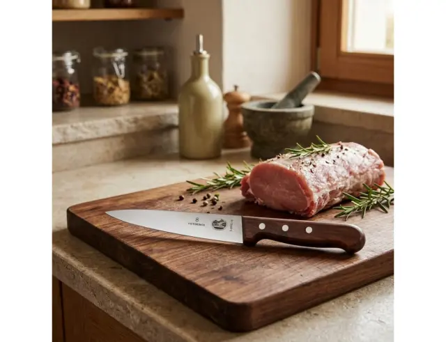 Μαχαίρι Σφαγής Victorinox με ξύλινη λαβή και μήκος λεπίδας 14cm5.5600.14