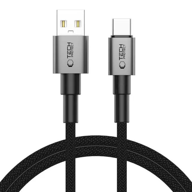 TECH-PROTECT ULTRABOOST DNA TYPE-C CABLE 15W/3A 50CM IRON GREY