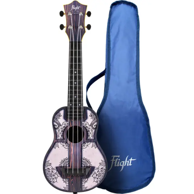 Flight TUS40 Travel Soprano Γιουκαλίλι Mandala Wood