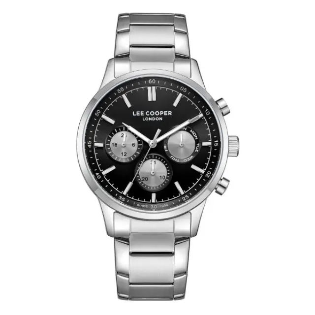 Lee Cooper, Men's Watch, Silver Metallic Bracelet LC07998.350