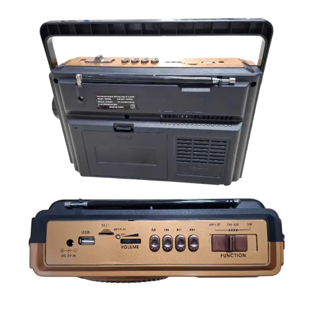 Επαναφορτιζόμενο ραδιόφωνο - PX-101BT - 020023 - Black 2