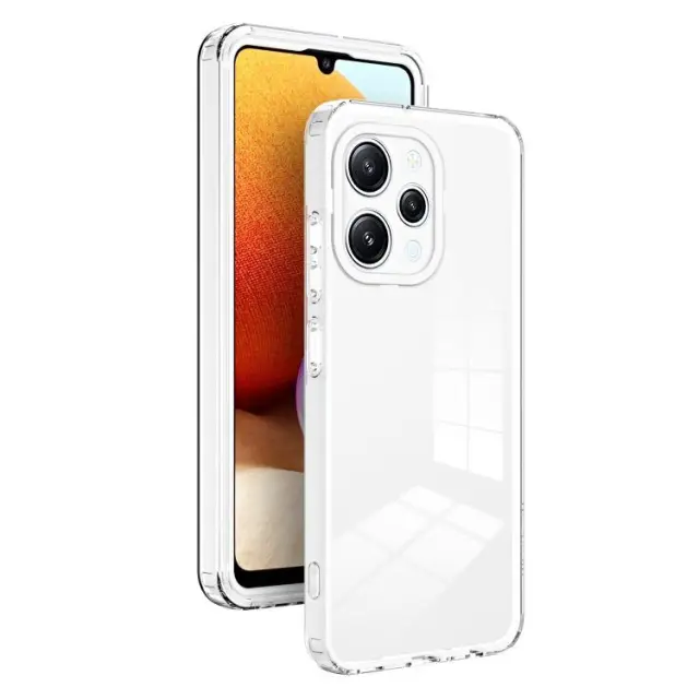 Back Cover 3 in 1 TPU Προστατευτική Θήκη Xiaomi Redmi 12 4G - Clear/ White OEM