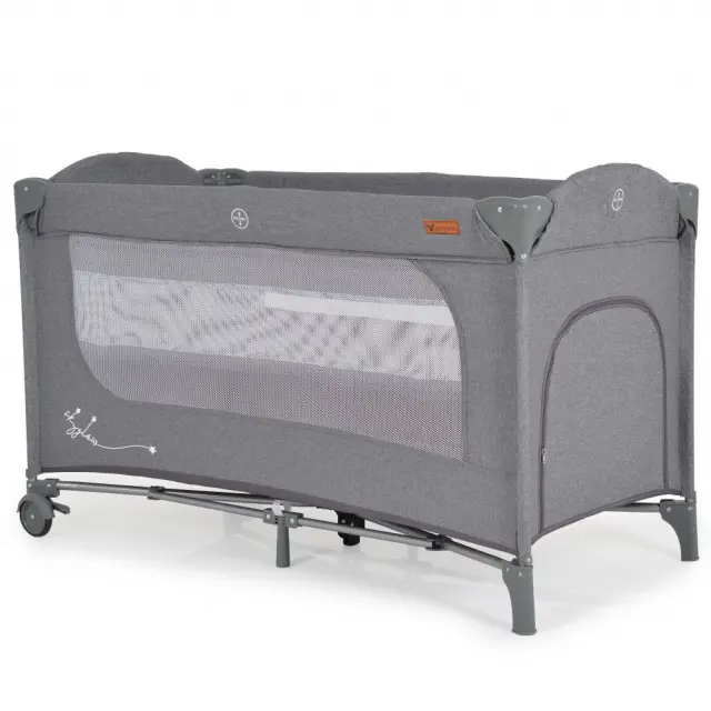 Παρκοκρέβατο 2 Επιπέδων Skyglow Cangaroo Grey 3800146248949 2