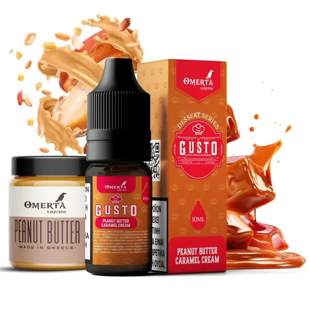 Gusto Peanut Butter Caramel E-Liquid 10ml - 6mg