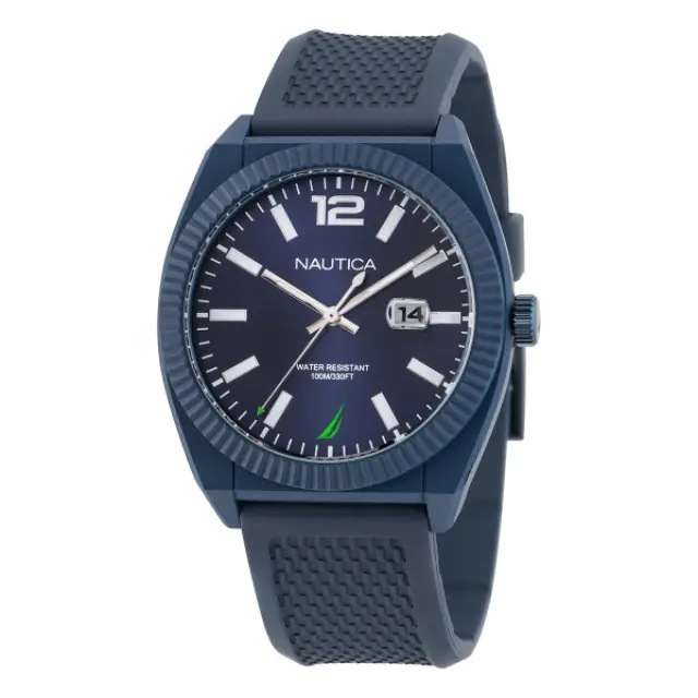 Nautica Pacific Beach, Men's Watch, Blue Plastic Strap NAPPBS301