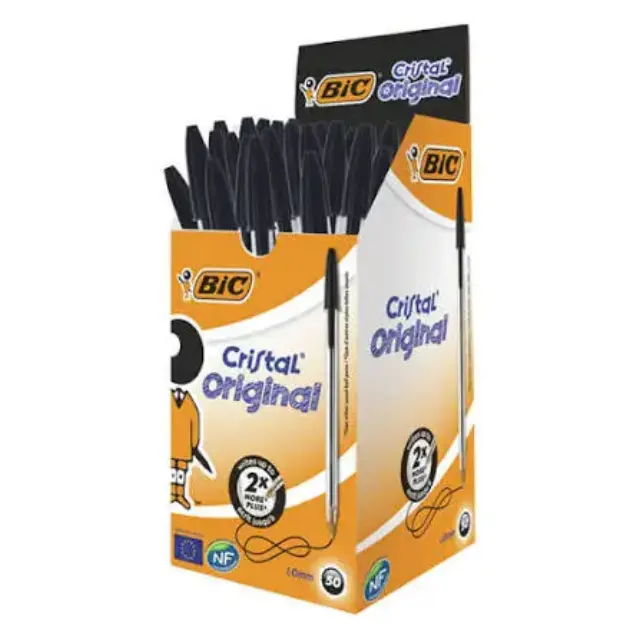 BIC Στυλό Crystal Original 50άδα Μαύρο
