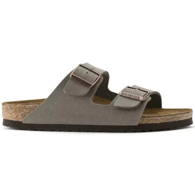 Birkenstock Πέδιλα Ανδρικό Birko-Flor-Nubuck(ανθεκτικό υλικό της Birkenstock-επιτρέπει την επαφή με το νερό) Γκρί BIR/ARIZONA 151211 STONE