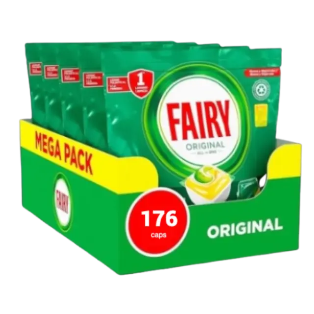 Fairy ταμπλετες Original all in one monthly pack 176 τμχ