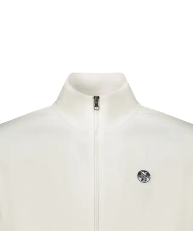North Sails - Ανδρική Ζακέτα Φούτερ 993037-000-0101 Λευκό 3