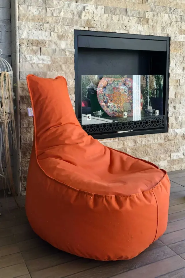 Stewehome Πολυθρόνα αχλάδι για καθιστικό με ύφασμα 55x40x70 cm 3