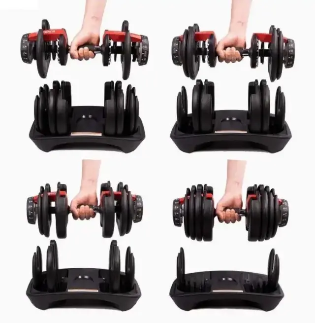 Ρυθμιζόμενος αλτήρας με βάση - 2.5-24kg - 80045 - 290212 3