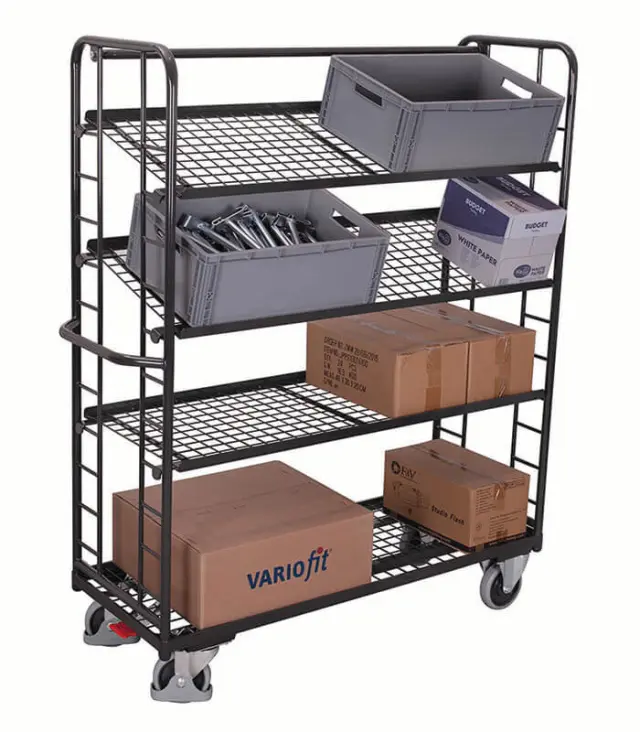 Variofit zsw-540.212/AG Ράφι από Πλέγμα για Τρόλεϊ/Καρότσια με Φορτίο Βάρους ως 80kg 2