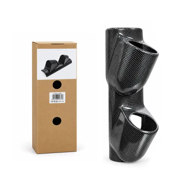 Διπλή Βάση Οργάνων Αυτοκινήτου Gauge Pod Carbon Look 32cm - Dual Car Gauge Pod Holder Carbon Look 32cm 081258