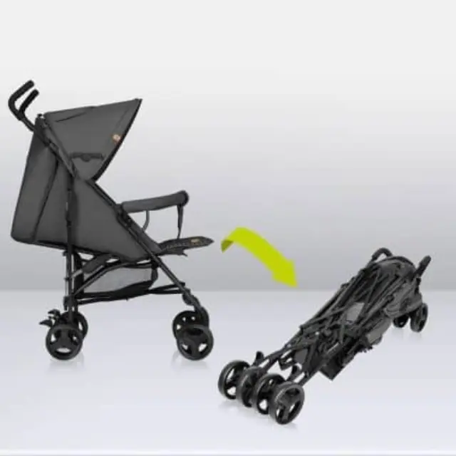 Lionelo Elia Βρεφικό Καρότσι Μπαστούνι Graphite 5902581658876 3