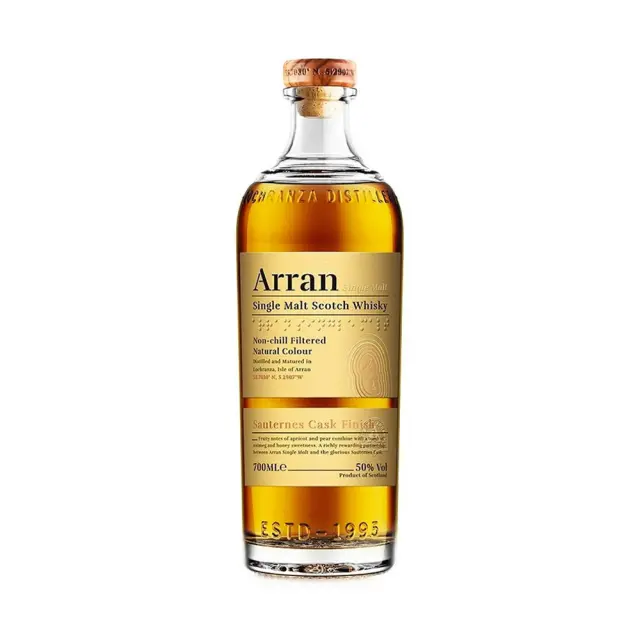ARRAN SINGLE MALT WHISKY SAUTERNES CASK FINISH 700ML