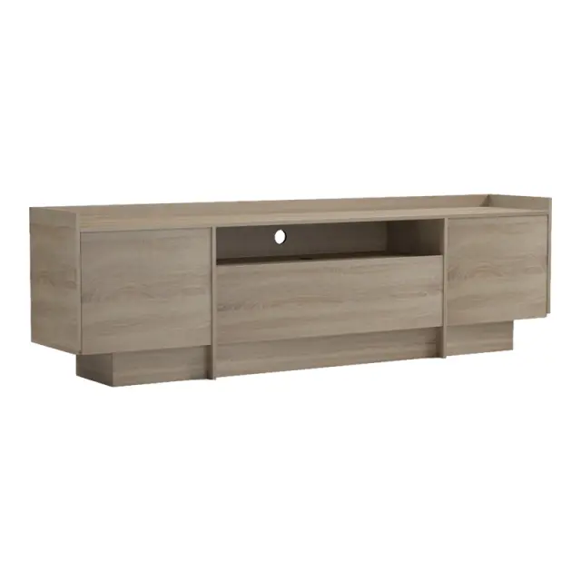 Έπιπλο τηλεόρασης Derden pakoworld sonoma 197x38x58εκ 3
