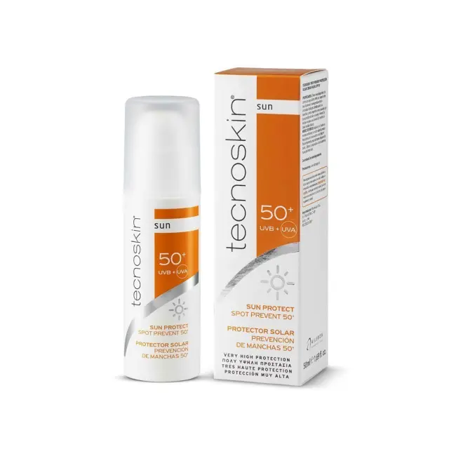TECNOSKIN Sun Protect Spot Prevent SPF50 Αντηλιακή Κρέμα Προσώπου για Επιδερμίδες με Κηλίδες & Δυσχρωμίες, 50ml
