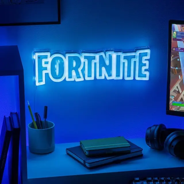 Fortnite Wall Mountable LED Neon Light - Fan Shop and Merchandise