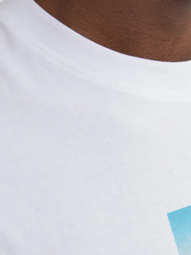 JORVESTERBRO PICTURE TEE SS CREW NECK SN bright white 3