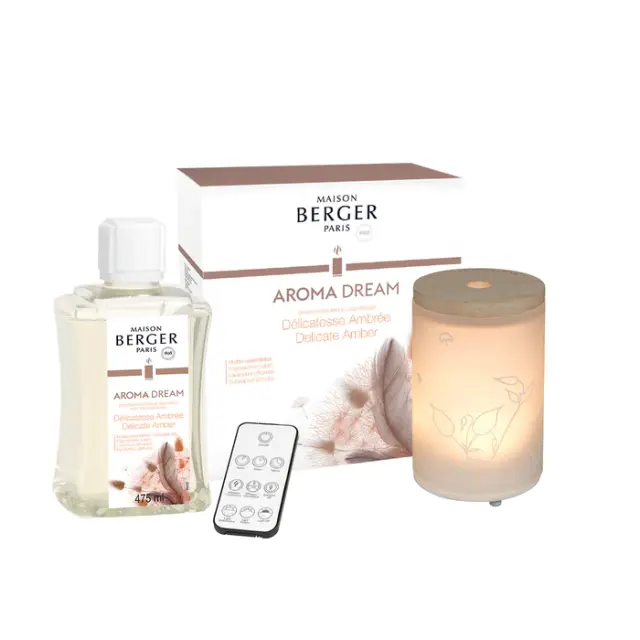 Maison Berger Paris Aroma Dream Mist Diffuser Ηλεκτρικός Διαχύτης με τηλεχειριστήριο και διάλυμα προς χρήση 475ml