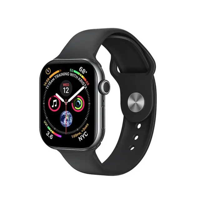 Smartwatch με οθόνη AMOLED 2.04\" σε μαύρο χρώμα