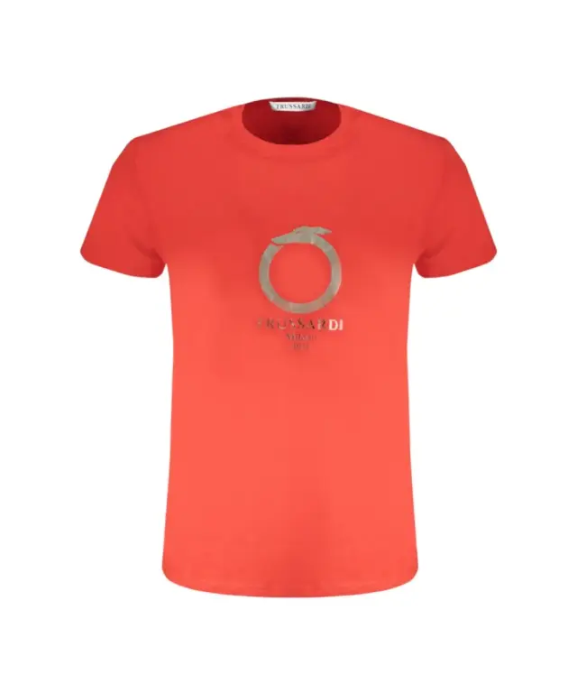 Trussardi Jeans - Ανδρικό T-Shirt TRU2MTS03-11RED Κόκκινο