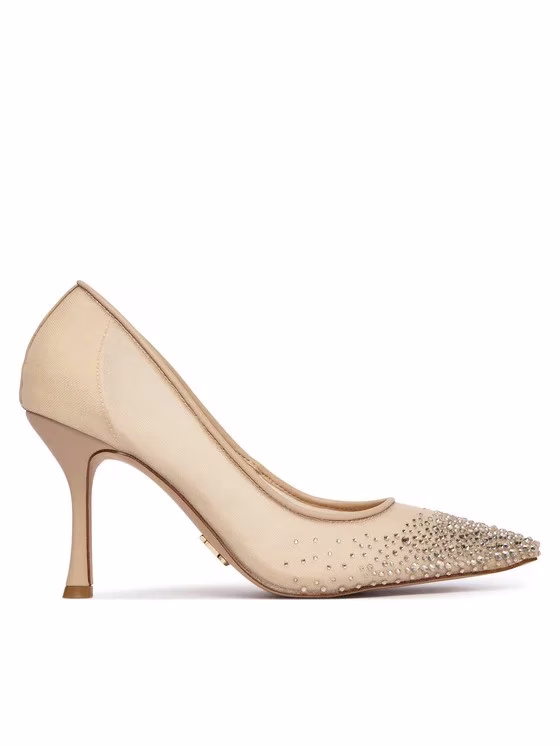 Steve Madden Γόβες Χρυσές Σαμπανί με Στρας SM11003845-242 CHAMPAGNE Σαμπανί - 38