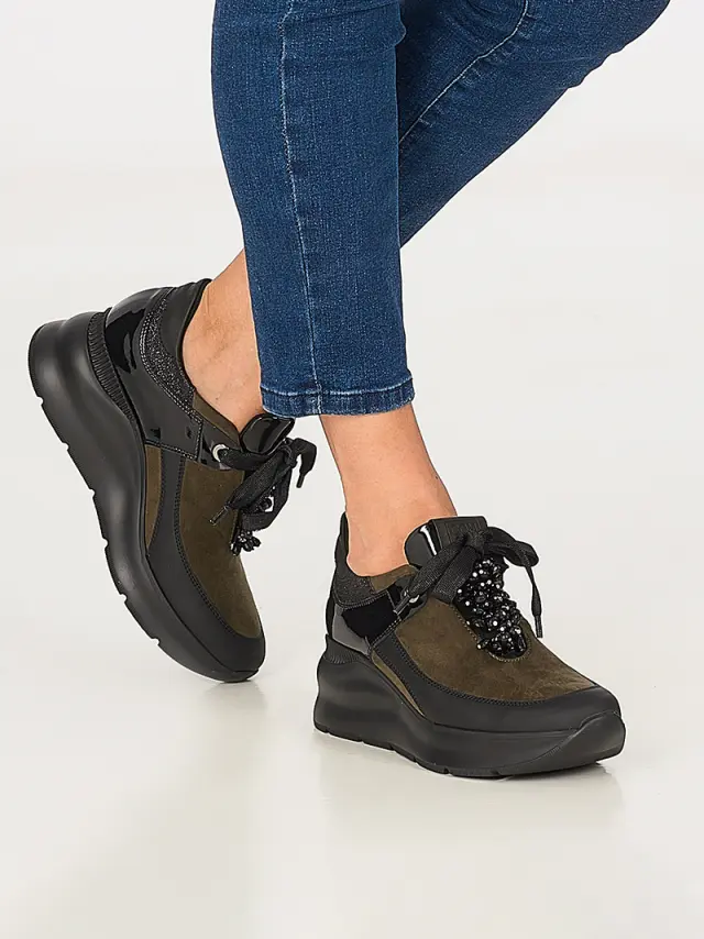 Comart Sneakers Γυναικείο HT Πράσινο ART/4499 MILITARE 2