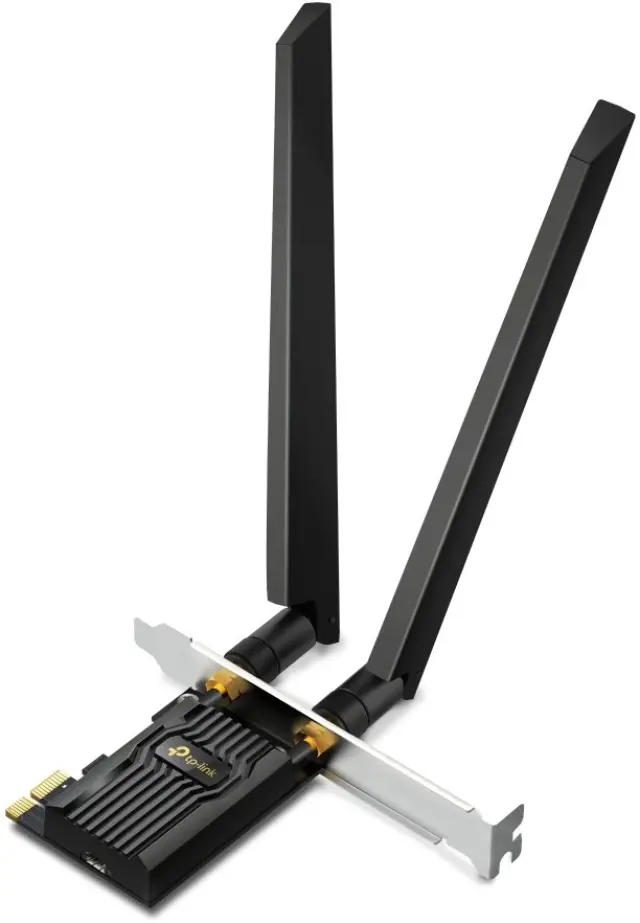 TP-Link Archer TXE72E Tri-Band Wi-Fi 6E PCI Express adapter, Wi-Fi and Bluetooth