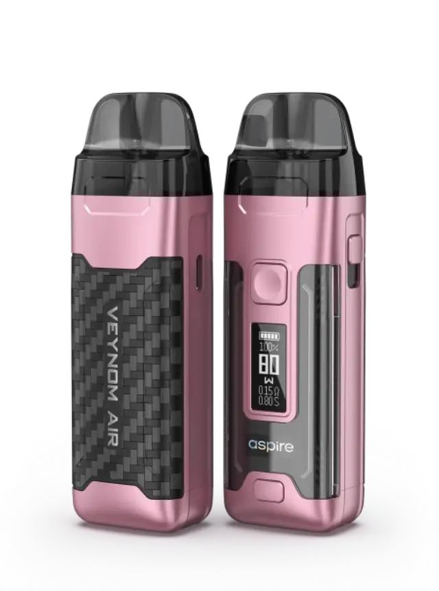 Veynom Air Pod Kit 2800mAh 5ml – Aspire - Carbon Pink