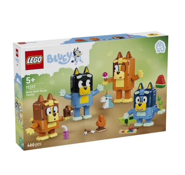 LEGO Bluey 11217 - Rodzina Blue z klocków
