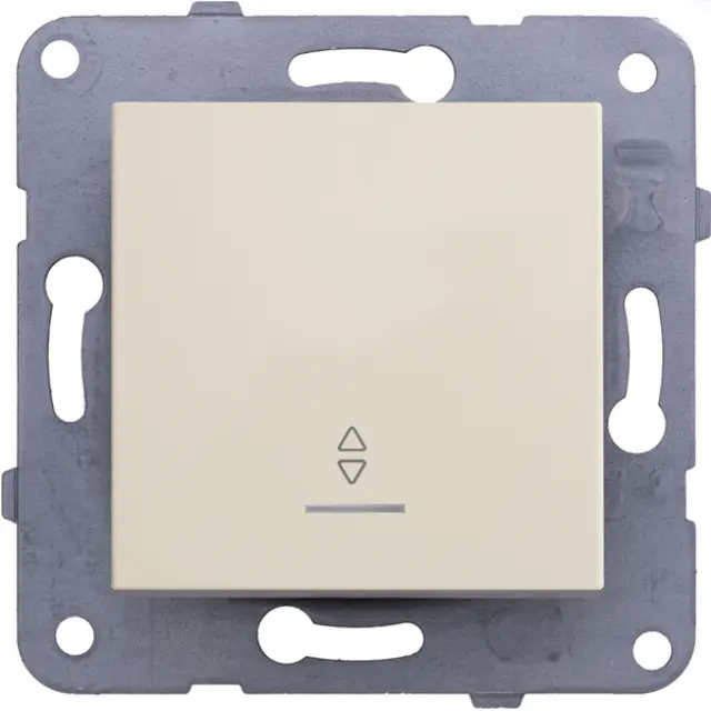 Karre-Meridian Beige (Quick Connection) Illuminated Two Way Switch