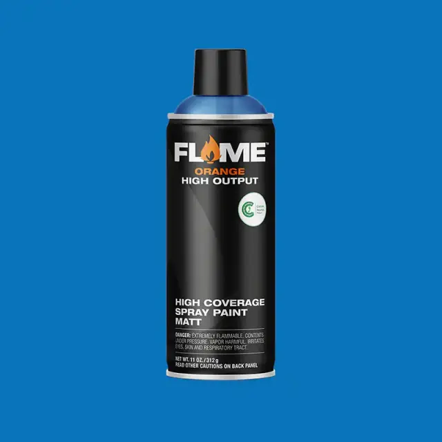 Flame Orange Spray Paint 400ml FO-510 Sky Blue