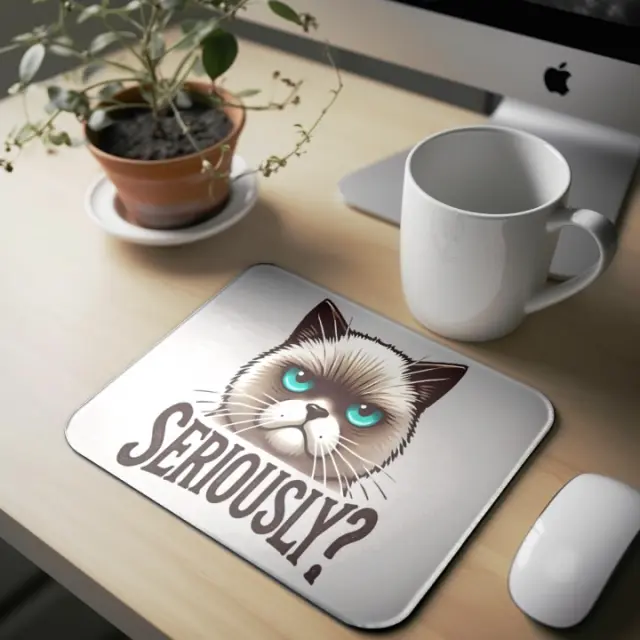 Mousepad cat A09 Διαστάσεις: 22cm(μήκος) x 18cm (ύψος)