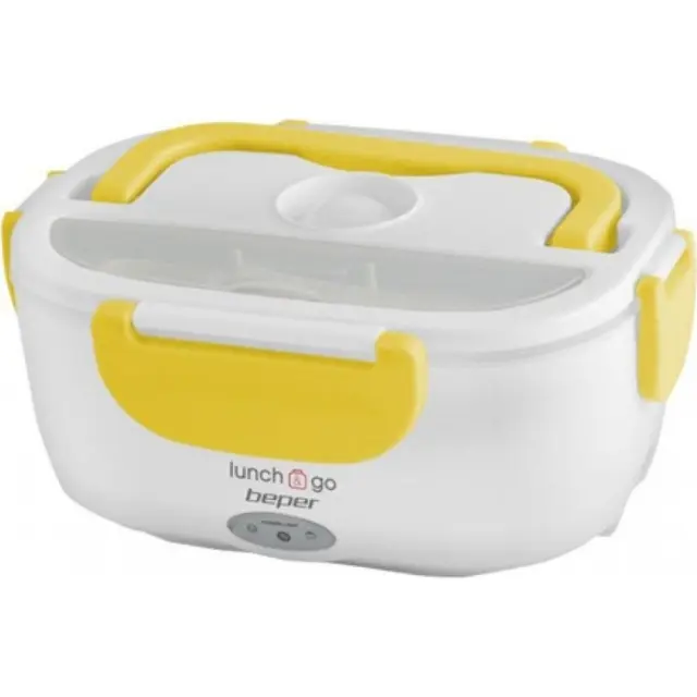 Beper 90.920G Θερμαινόμενο Δοχείο Φαγητού 650ml/450ml 40W - Κίτρινο