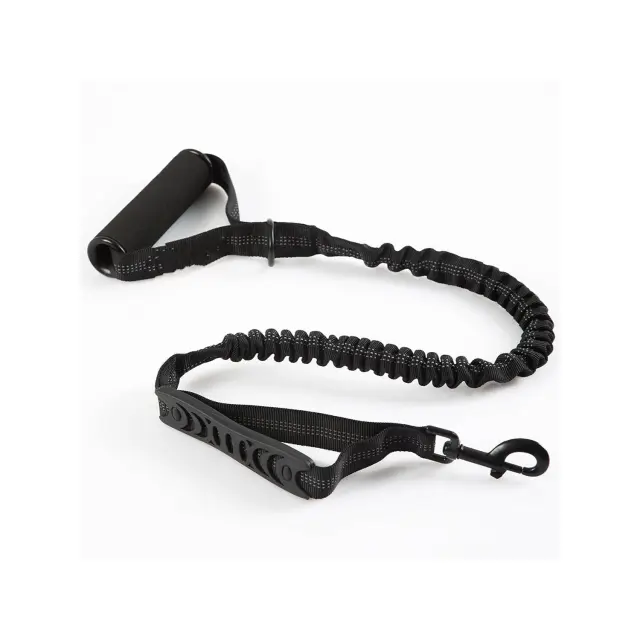 Ελαστικό Λουρί Σκύλου Bungee Μαύρο 128cm-206cm
