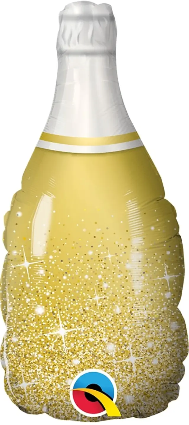 Mini Gold Bubbly Wine Bottle 14