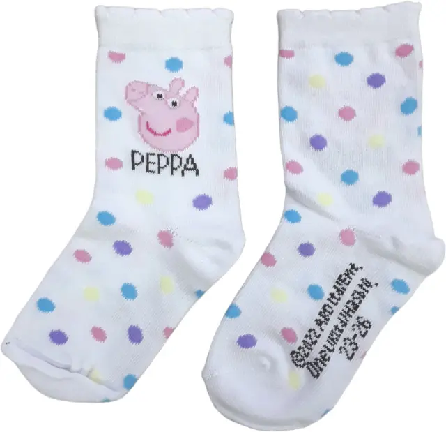 Παιδικές Κάλτσες Peppa White Poua 7120341 - 23-26 2