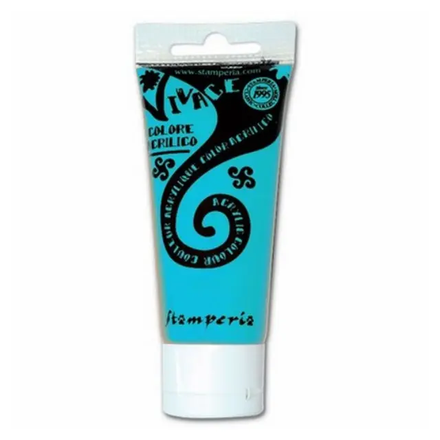 Χρώμα Vivace Stamperia 60ml, Prime Cyan