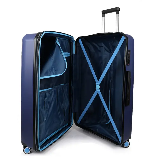 Βαλίτσα σκληρή Μεγάλη DIELLE 180/70 76x51x34/37 cm Μπλε 3
