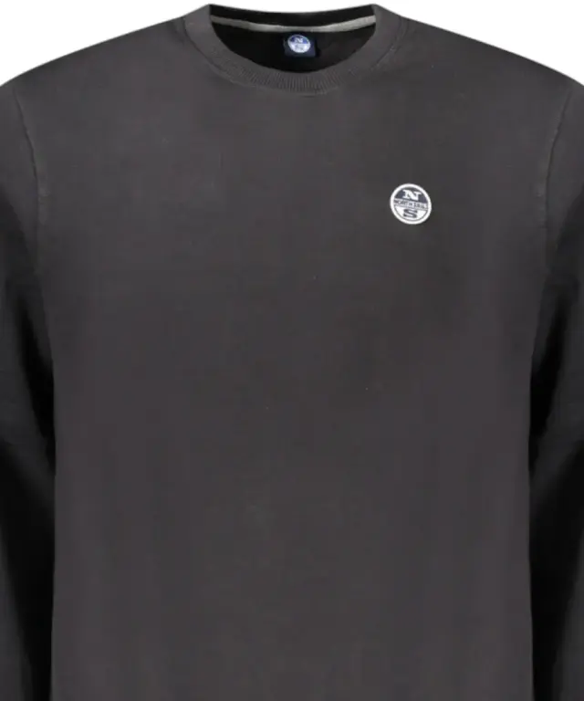 North Sails- Ανδρικό Φούτερ Hoodie Regular Fit 993011-000-0999 Μαύρο - M 3