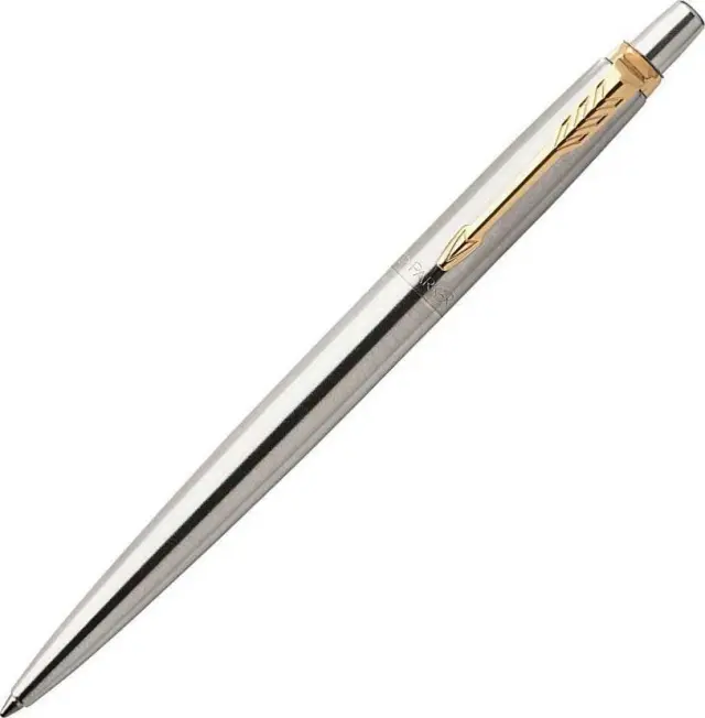 Στυλό Parker Jotter Ballpoint Stainless Steel Core GT - Ασημί Με Χρυσό